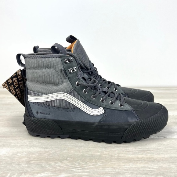 VANS SK8-Hi MTE-3 GORE-TEX WATERPROOF INSULATED BOOTS GREY/BLACK 507698 MEN'S - Picture 3 of 9